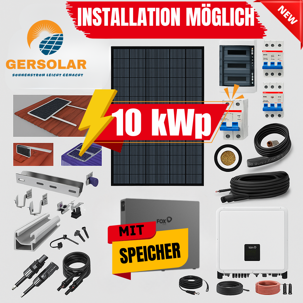 10 kw solaranlage mit speicher