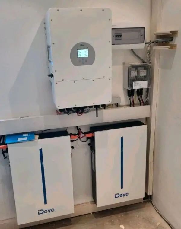 10 kWp Hybrid Inselanlage 15 kWh Speicher Full Black Glas-Glas Solarmodule Komplettes Montagesystem – Bild 2